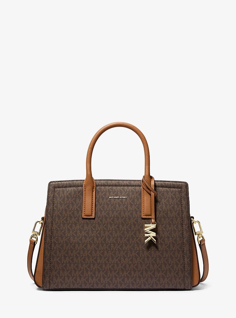 MK 1:1 Laila Leather Petite Crossbody Satchel