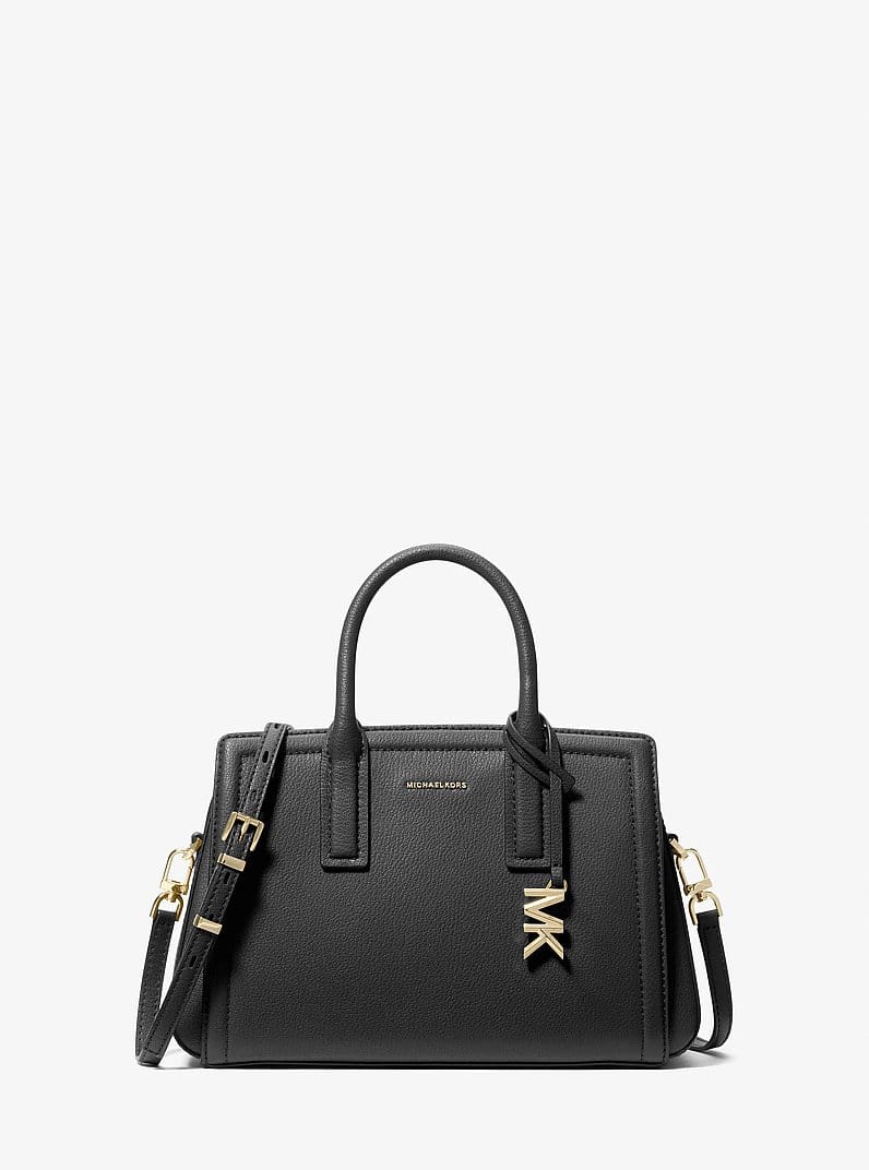 MK 1:1 Laila Leather Petite Crossbody Satchel