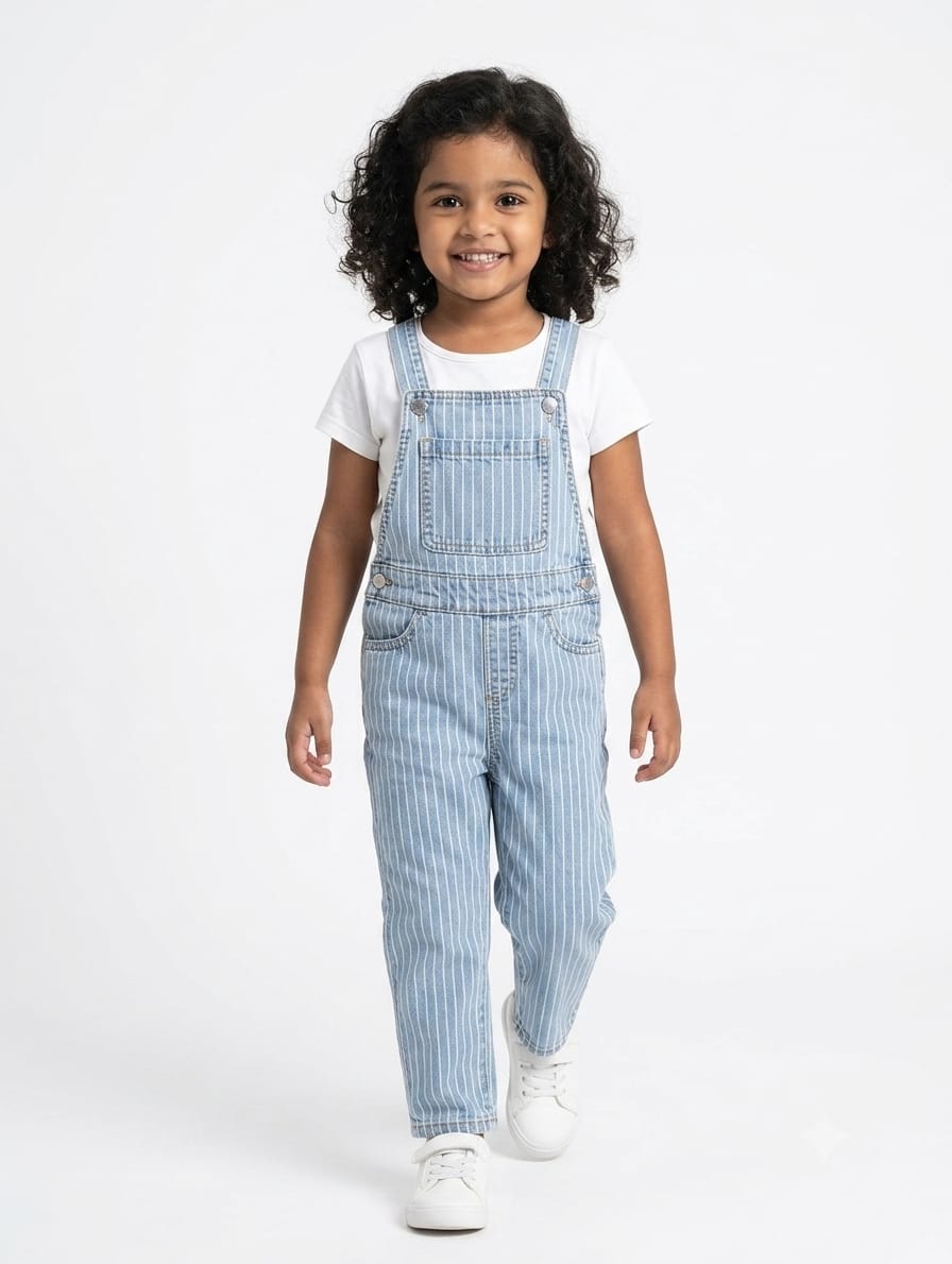 Denim Romper for Baby Boys & Girls