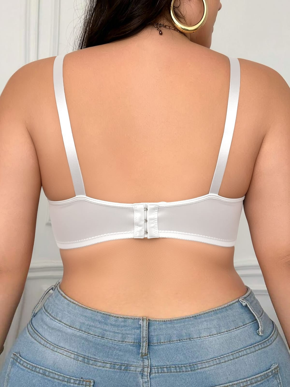 Plus-Size Wireless Push-Up Bra Sweet Strawberry , Anti-Sagging, Soft Support, Comfortable Thin Bra
