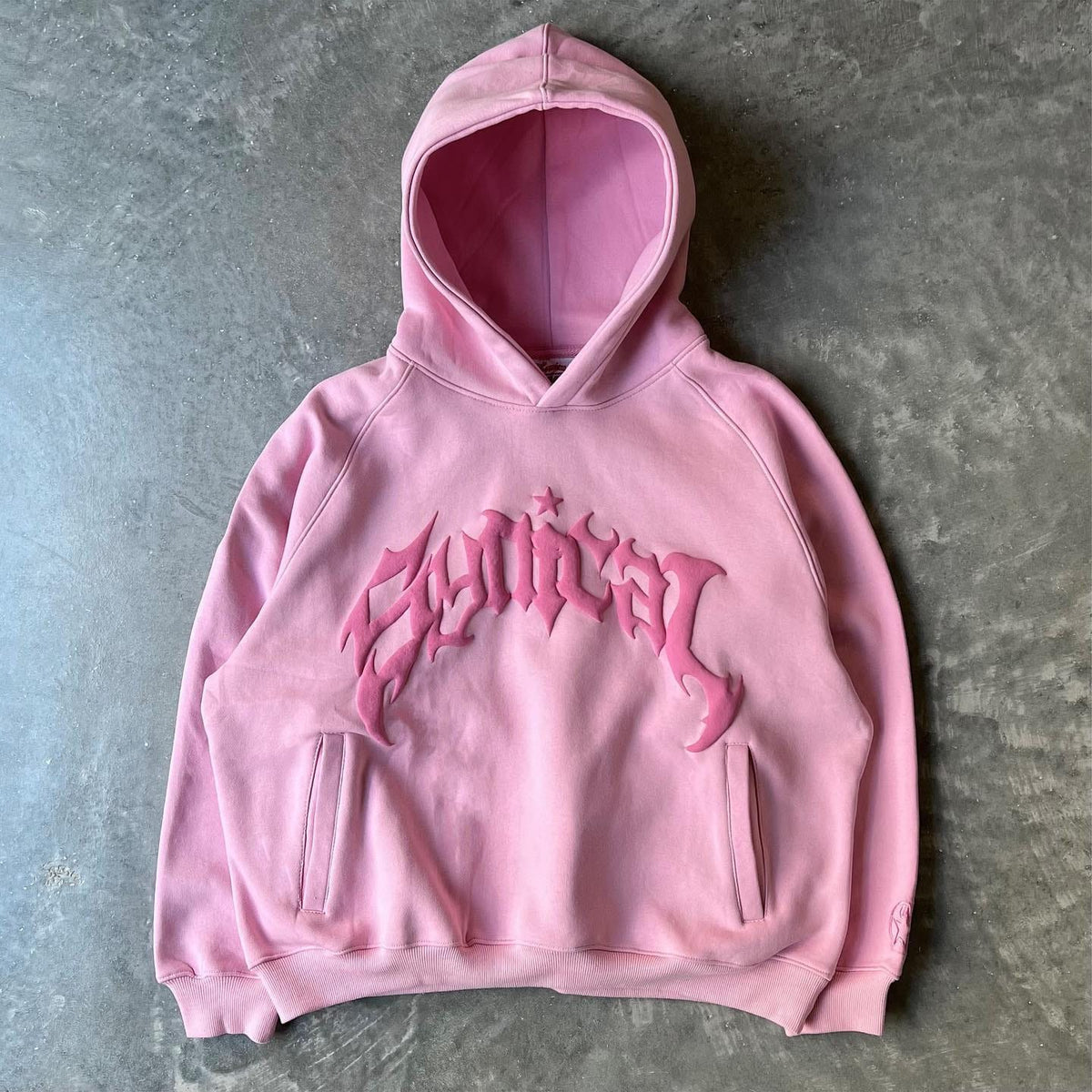 New Arrival American Retro Zip-Up Hoodie Gothic Letter Star Print Hoodie Trendy Men's Casual Jacket