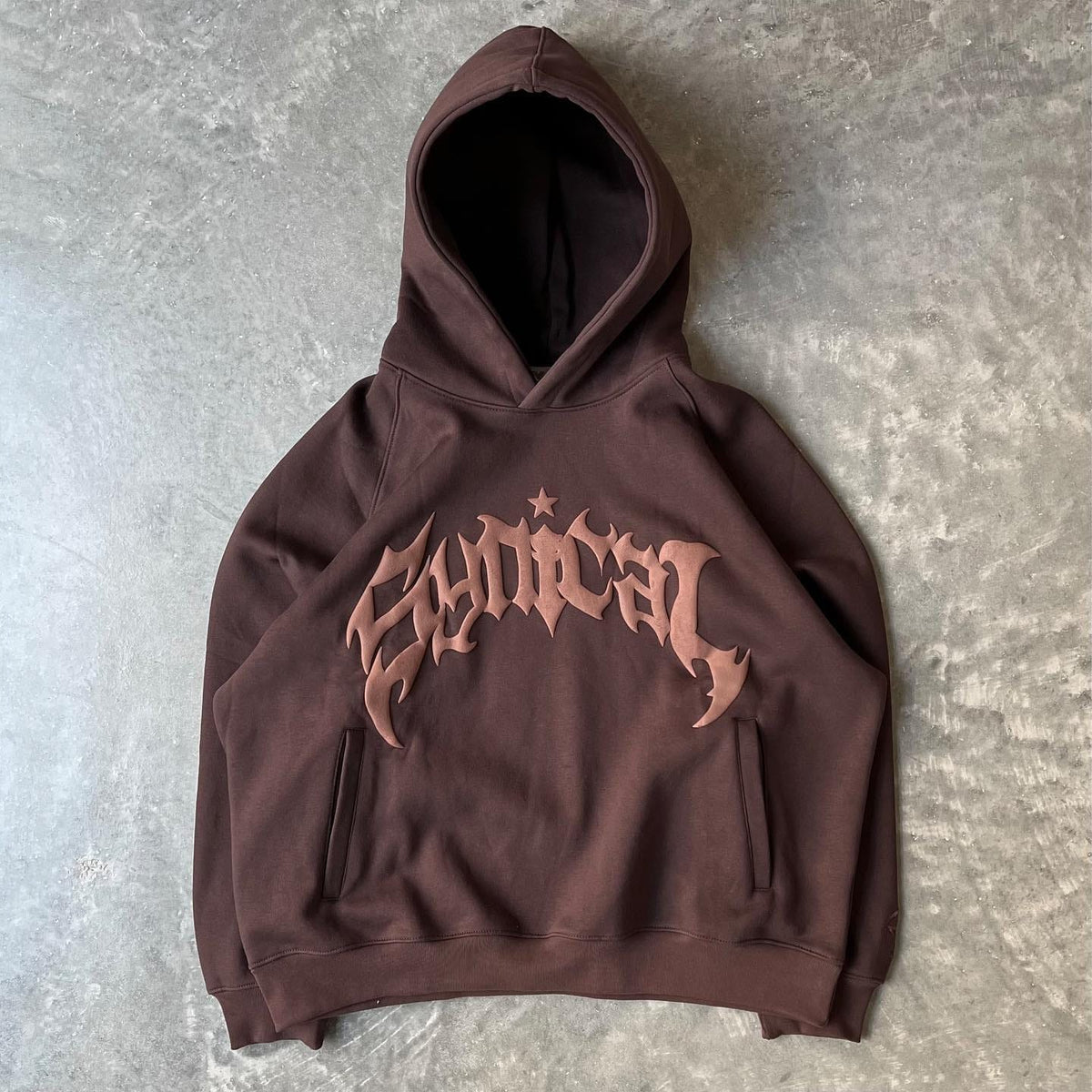 New Arrival American Retro Zip-Up Hoodie Gothic Letter Star Print Hoodie Trendy Men's Casual Jacket