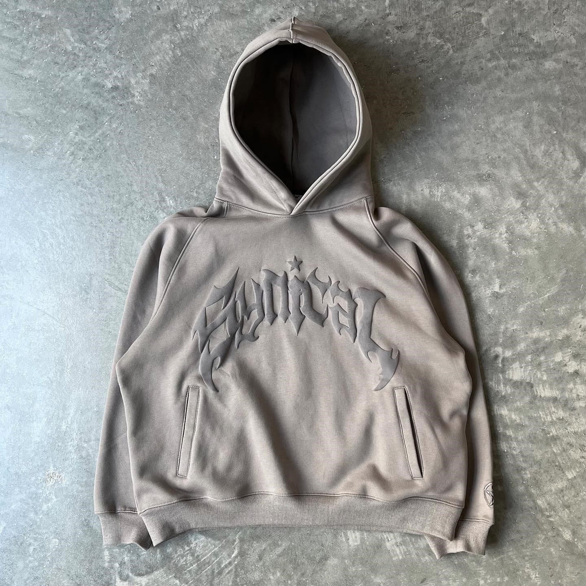 New Arrival American Retro Zip-Up Hoodie Gothic Letter Star Print Hoodie Trendy Men's Casual Jacket