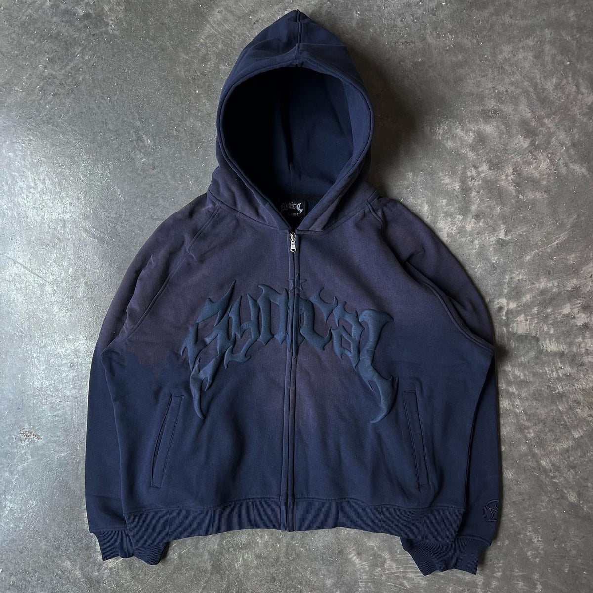 New Arrival American Retro Zip-Up Hoodie Gothic Letter Star Print Hoodie Trendy Men's Casual Jacket