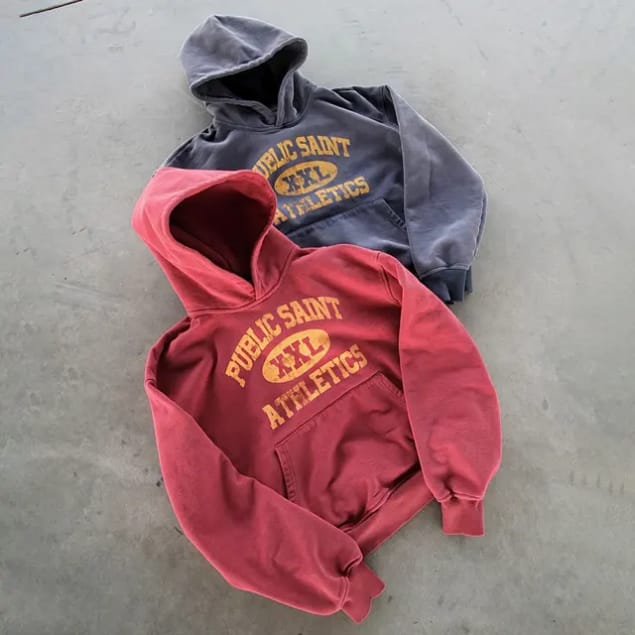 European and American style retro American washed