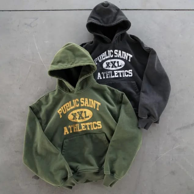 European and American style retro American washed