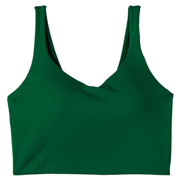 Crane White Premium Longline Sports Bra