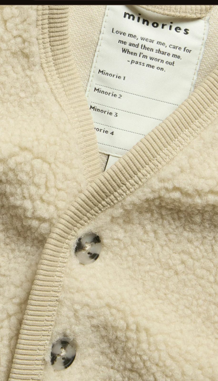 Minories IN PILE - Fleece jacket - beige