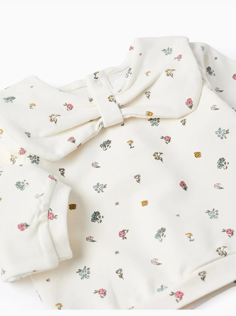 New Born Baby Floral pattern and maxi bow Available