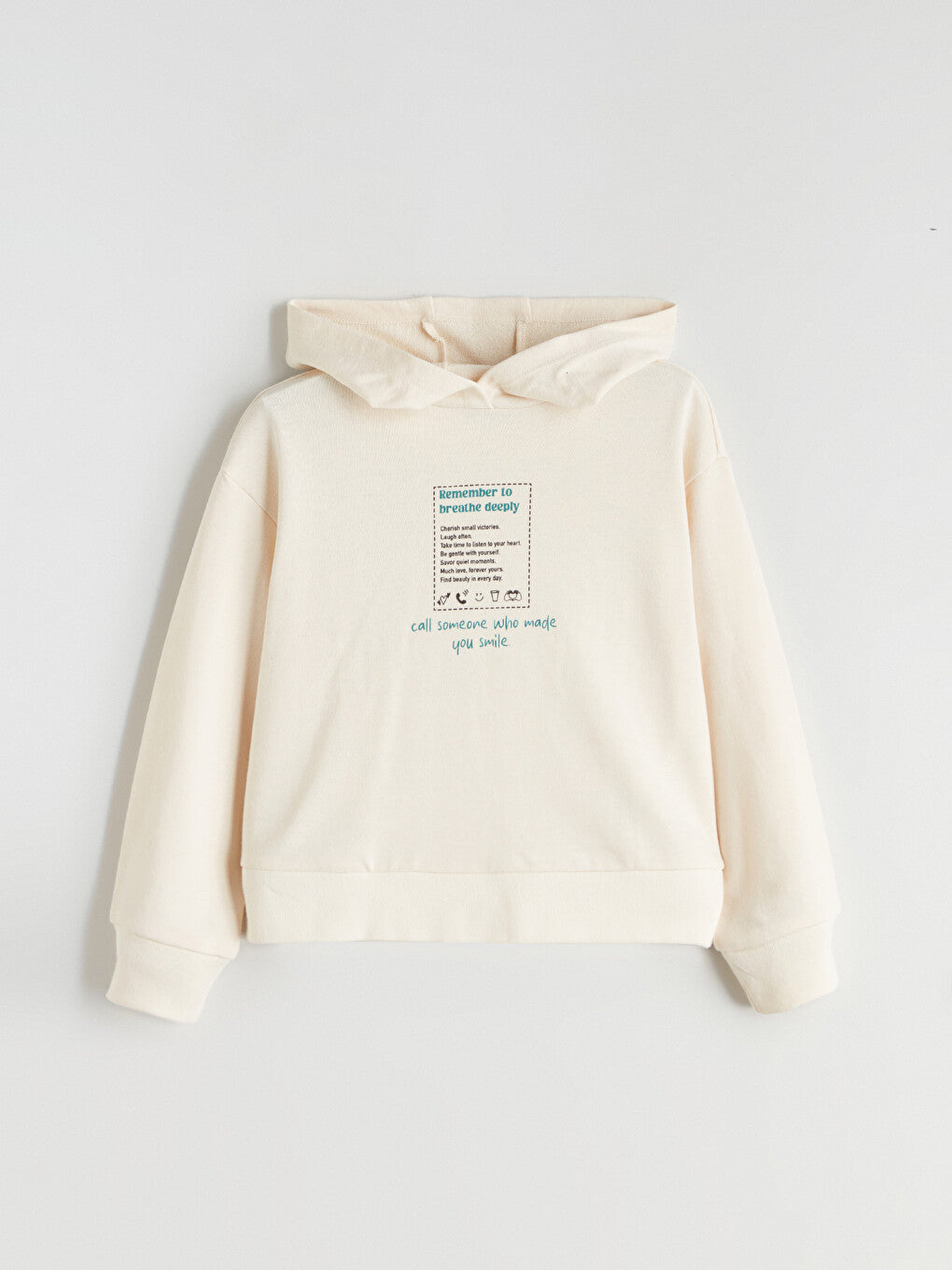 LCW Kids Crew Neck Girls' Hoddie