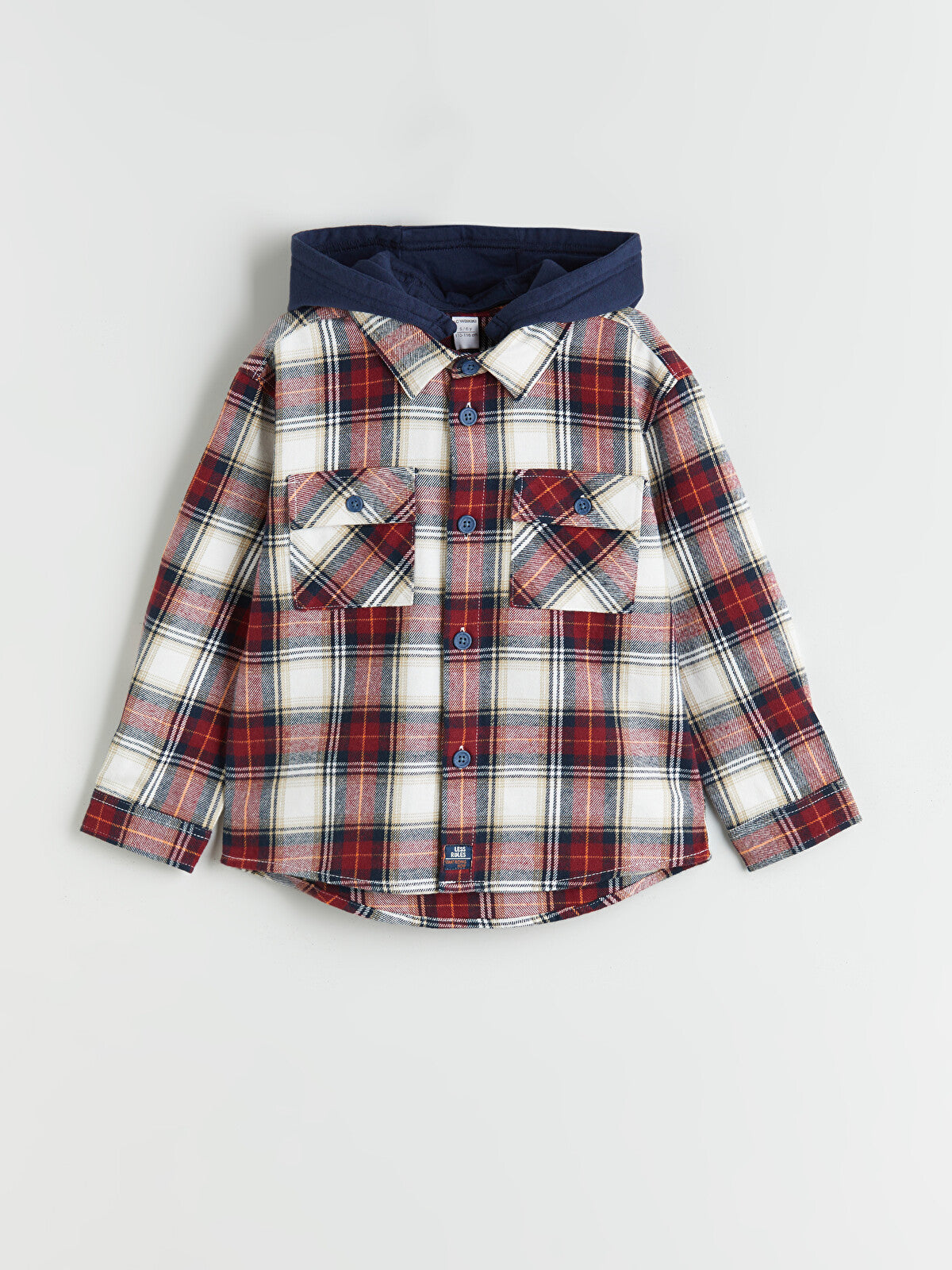 LCW Kids Hooded Plaid Boys' Shirt