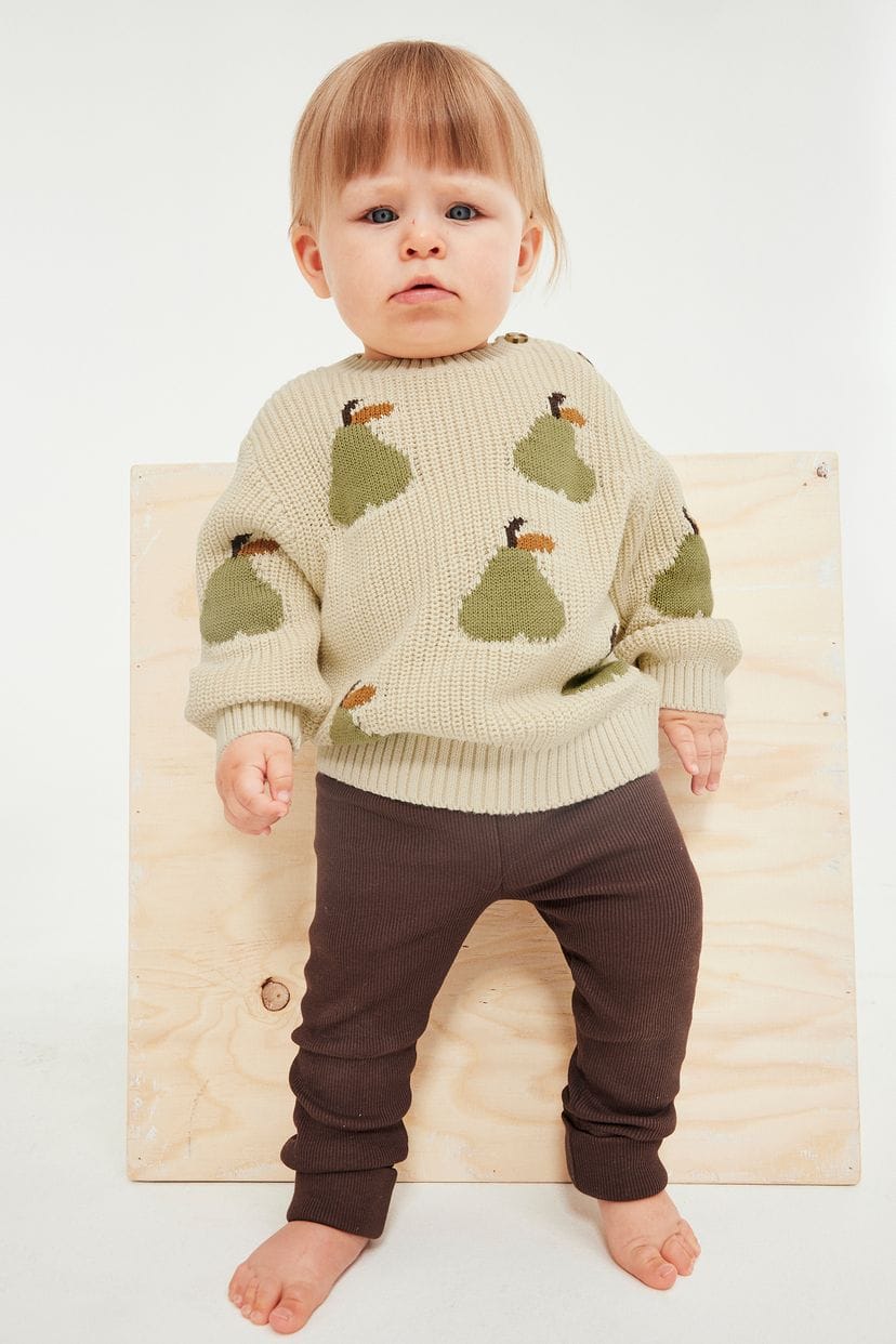 Textured jumper knitted  jumper (4-6 Month)Available