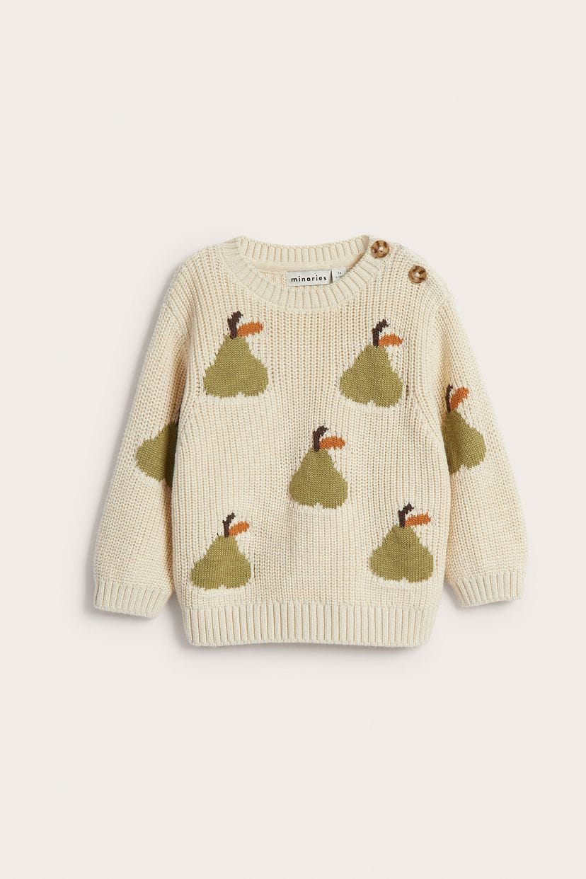 Textured jumper knitted  jumper (4-6 Month)Available