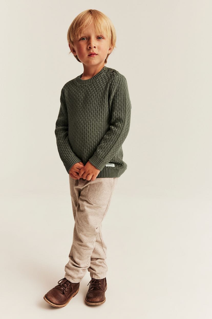 Textured jumper knitted  jumper (2-4 Years)Available