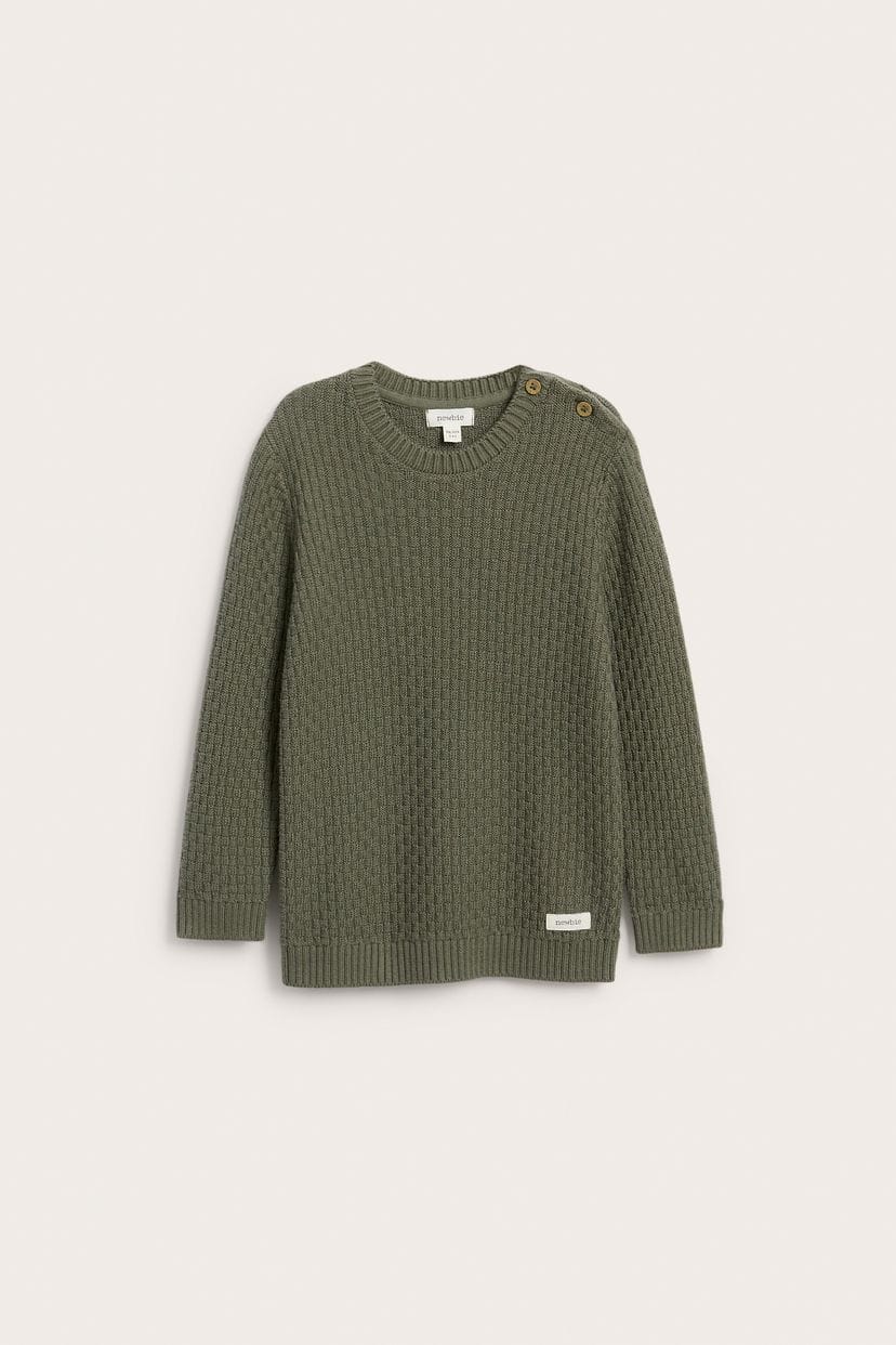 Textured jumper knitted  jumper (2-4 Years)Available