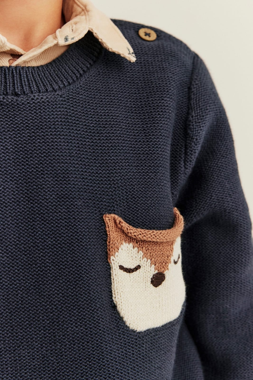 Baby & Kids blue knitted jumper (2-4 years )Available