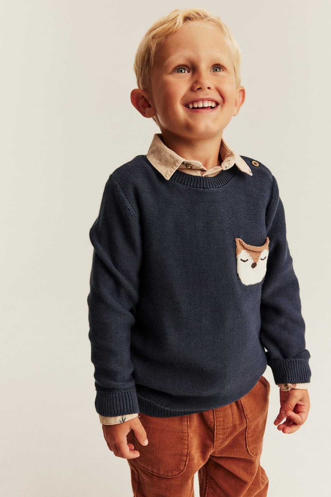 Baby & Kids blue knitted jumper (2-4 years )Available
