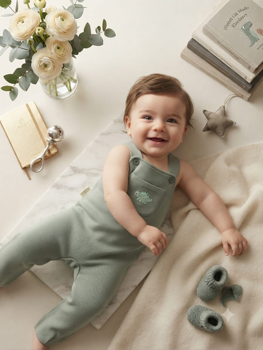 Kapphal Baby Ramper baby Jumpsuit (6-9 Month)Available In Stock