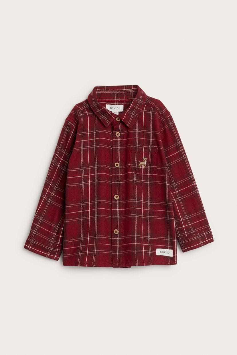 Checked Newbie shirt (9-12 Month)Available In Stock