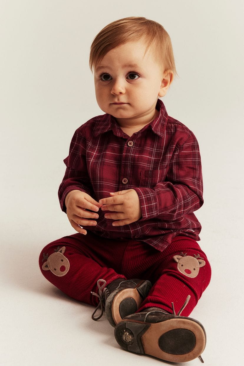 Checked Newbie shirt (9-12 Month)Available In Stock