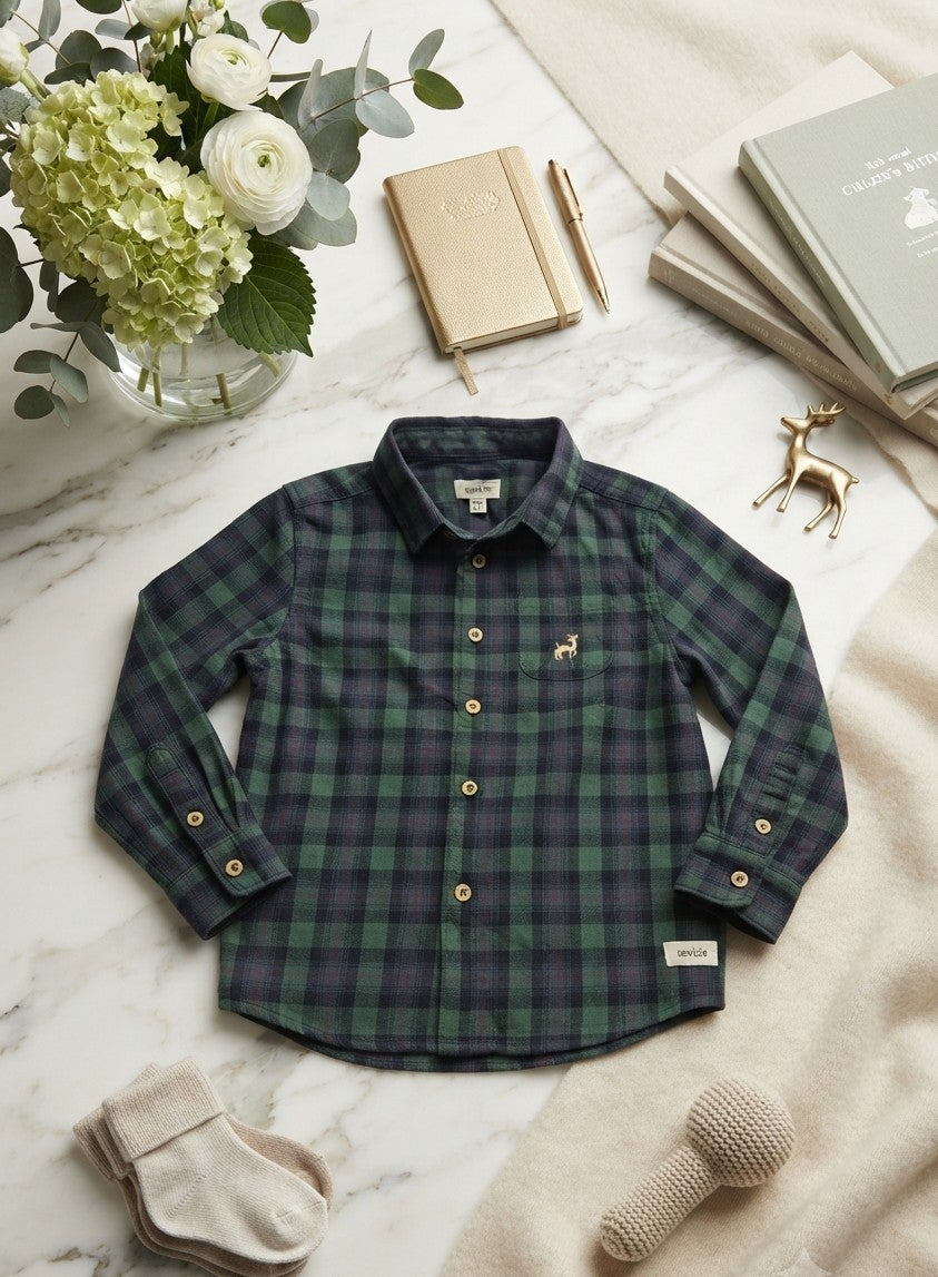 Checked Newbie shirt (3/4Years)Available In Stock (