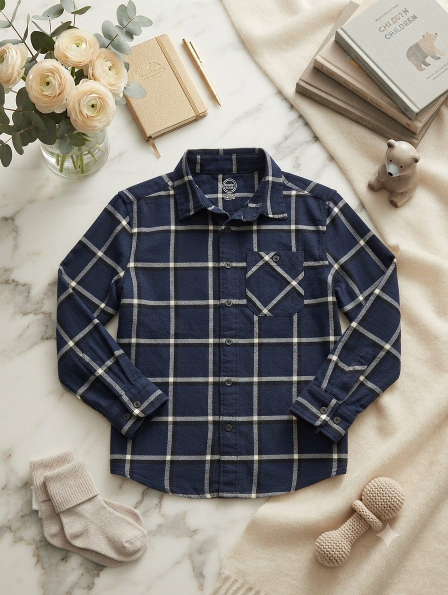 Checked Newbie shirt (8Years)Available In Stock
