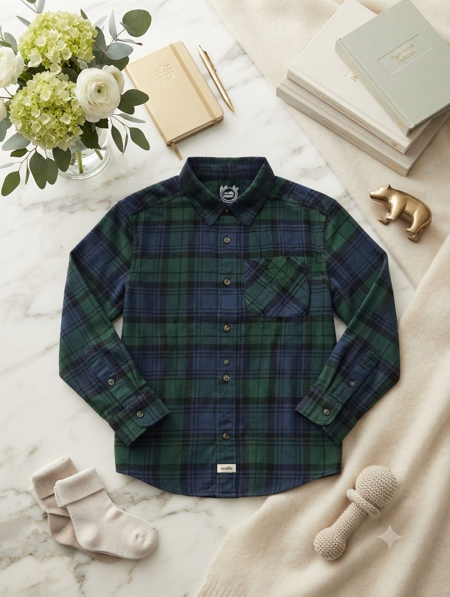 Checked Boysshirt (10/11/12 Years)Available In Stock
