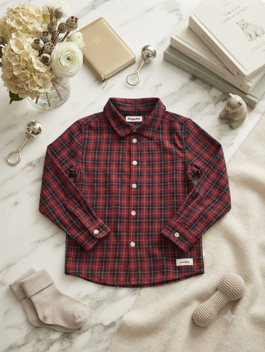 Checked Kappahl shirt (2-8 Years)Available In Stock