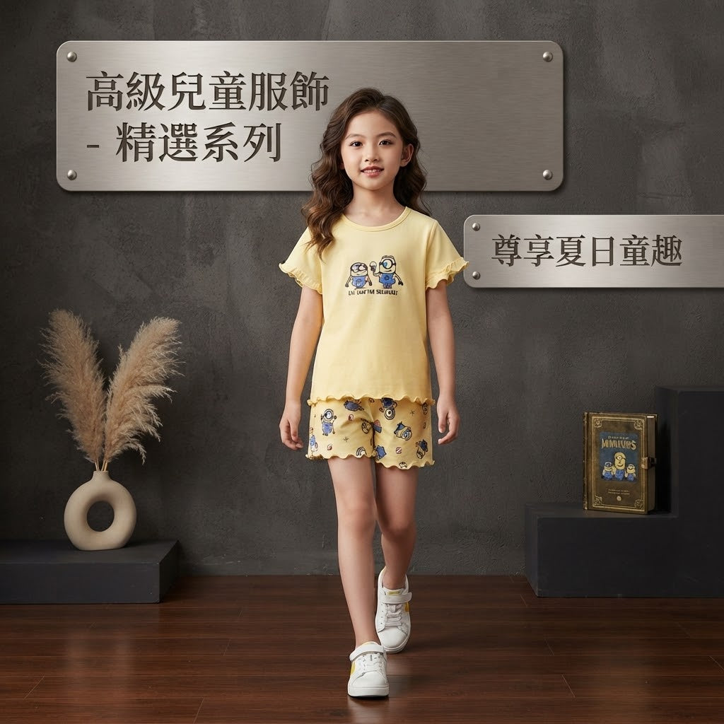 China Imported Girls 2-Piece Summer Set (7/8 Years)Available in stock
