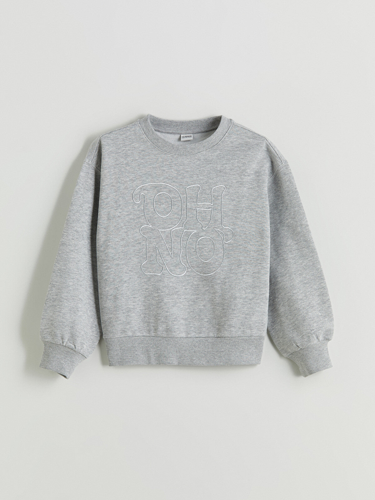 LCW Kids Crew Neck Ribbon Printed Girls' Sweatshirt & Trouser 8/10 years
