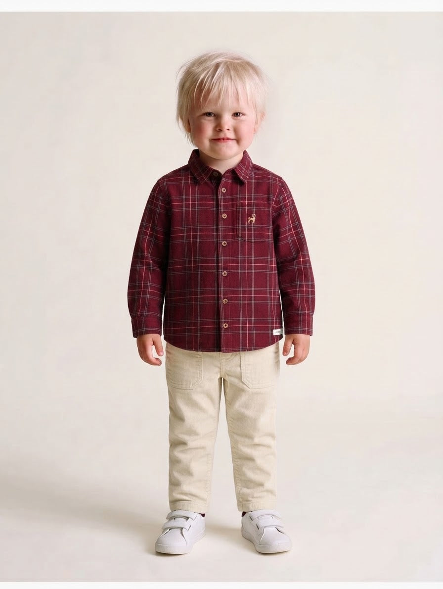 Checked Kappahl shirt & pant set 2 pcs (3-4 Years)Available In Stock