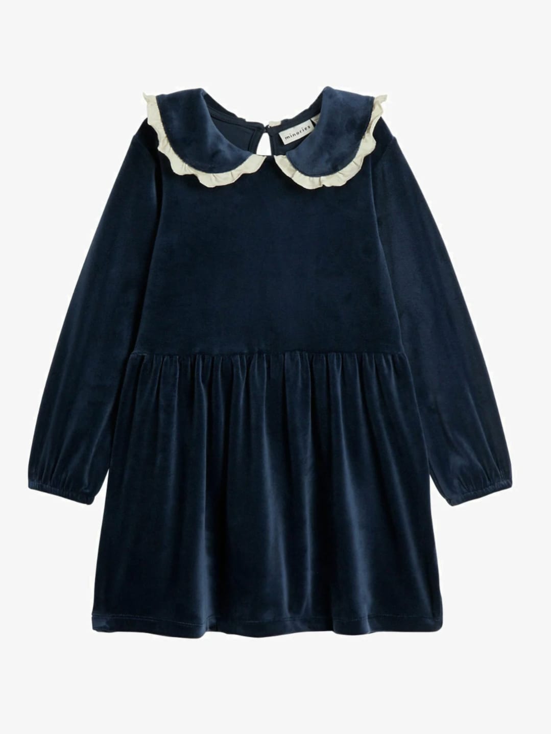 New Born Baby Minories WITH COLLAR - Day dress - dark blue 0-12 Month Available