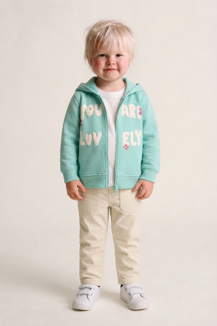 LOSAN KIDS' COTTON PRINT HOODIE 4/5 Years Available