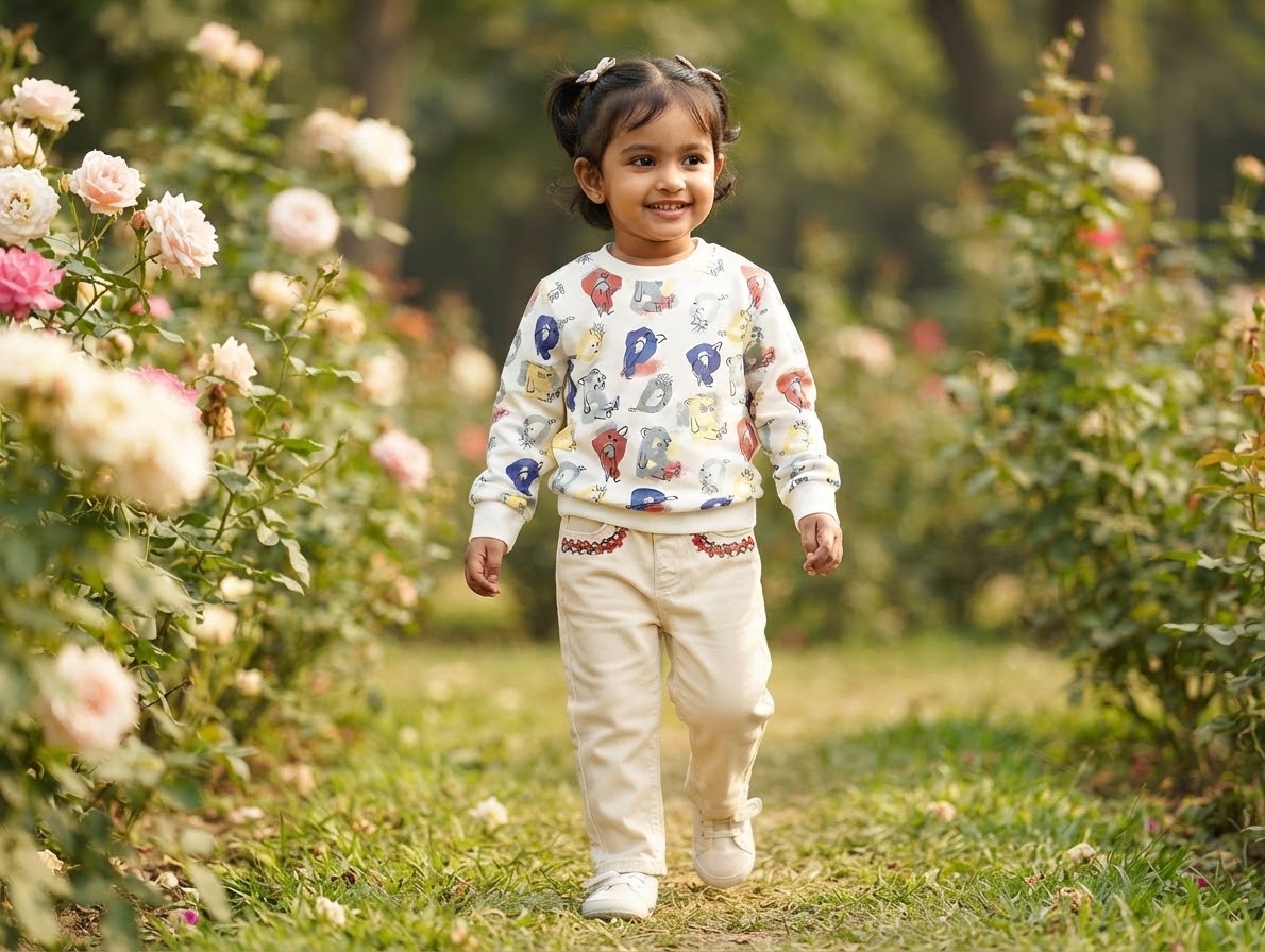 Zy kids tops & pant set 2 pcs (2Years)Available In Stock