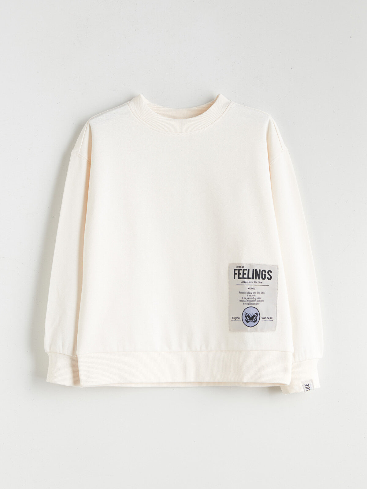 LCW Kids Crew Neck Ribbon Printed Girls' Sweatshirt 9/10 years available