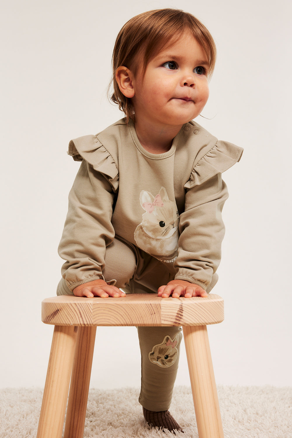 New Born Baby 4/6 Month baby One side brush sweatshirt