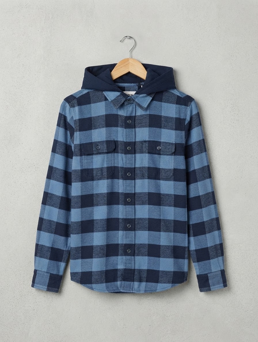 Imported checked Shirt Casual & Comfortable (7-14Years)Available