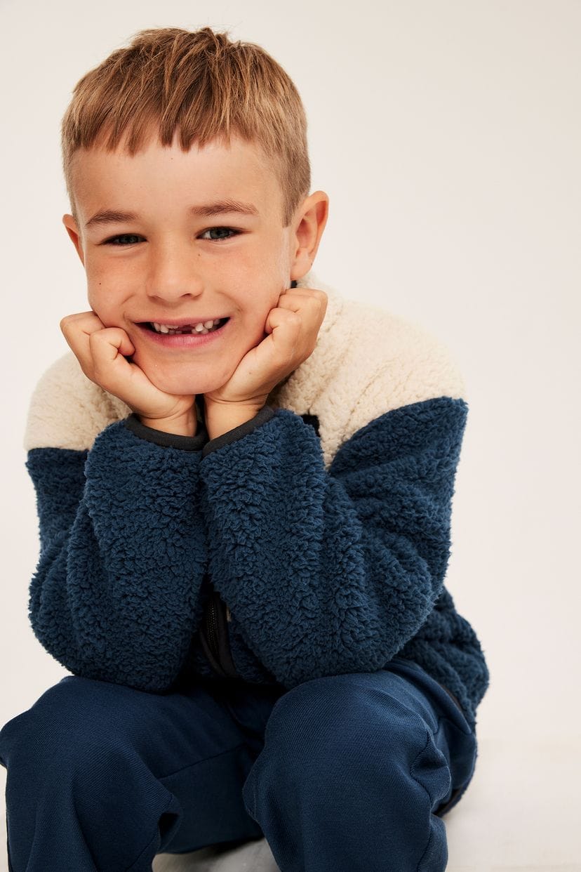 Pilé jacket with chest pocket (1.5-8 years) -Available in Stock