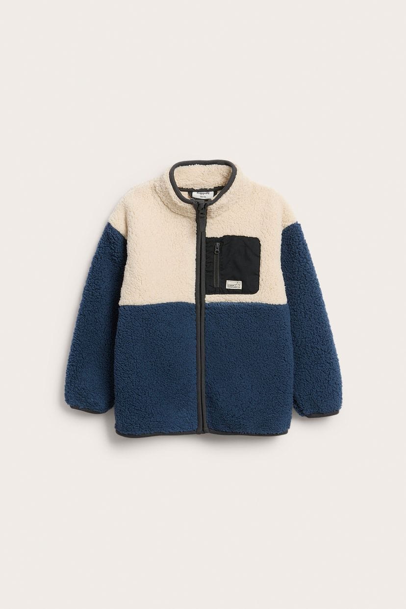 Pilé jacket with chest pocket (1.5-8 years) -Available in Stock