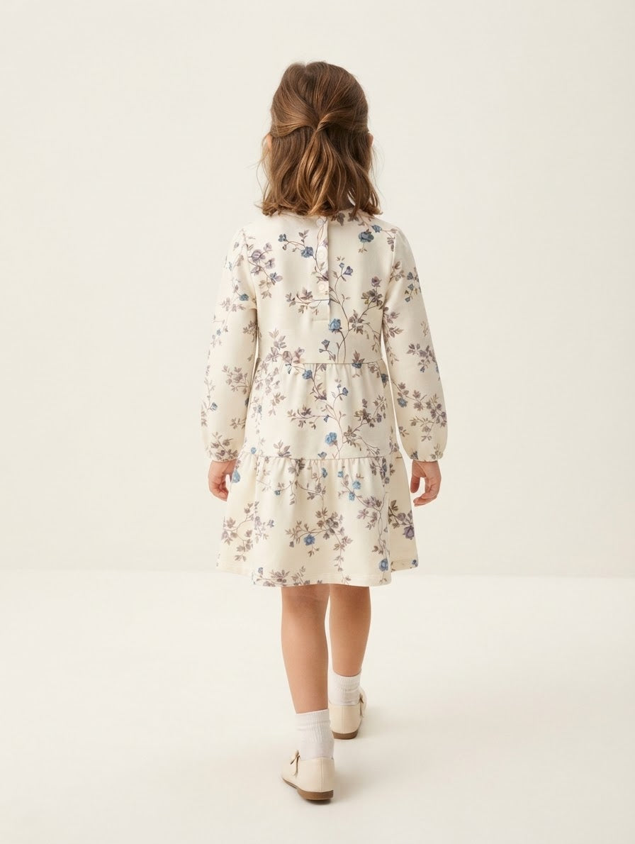 Newbie floral Print Gown Dress 0-6 Years Available