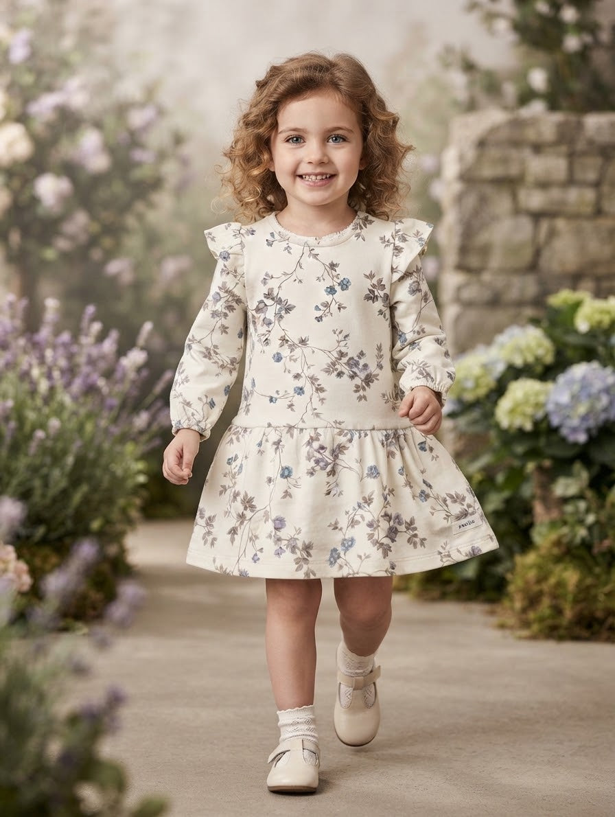 Newbie floral Print Gown Dress 0-6 Years Available