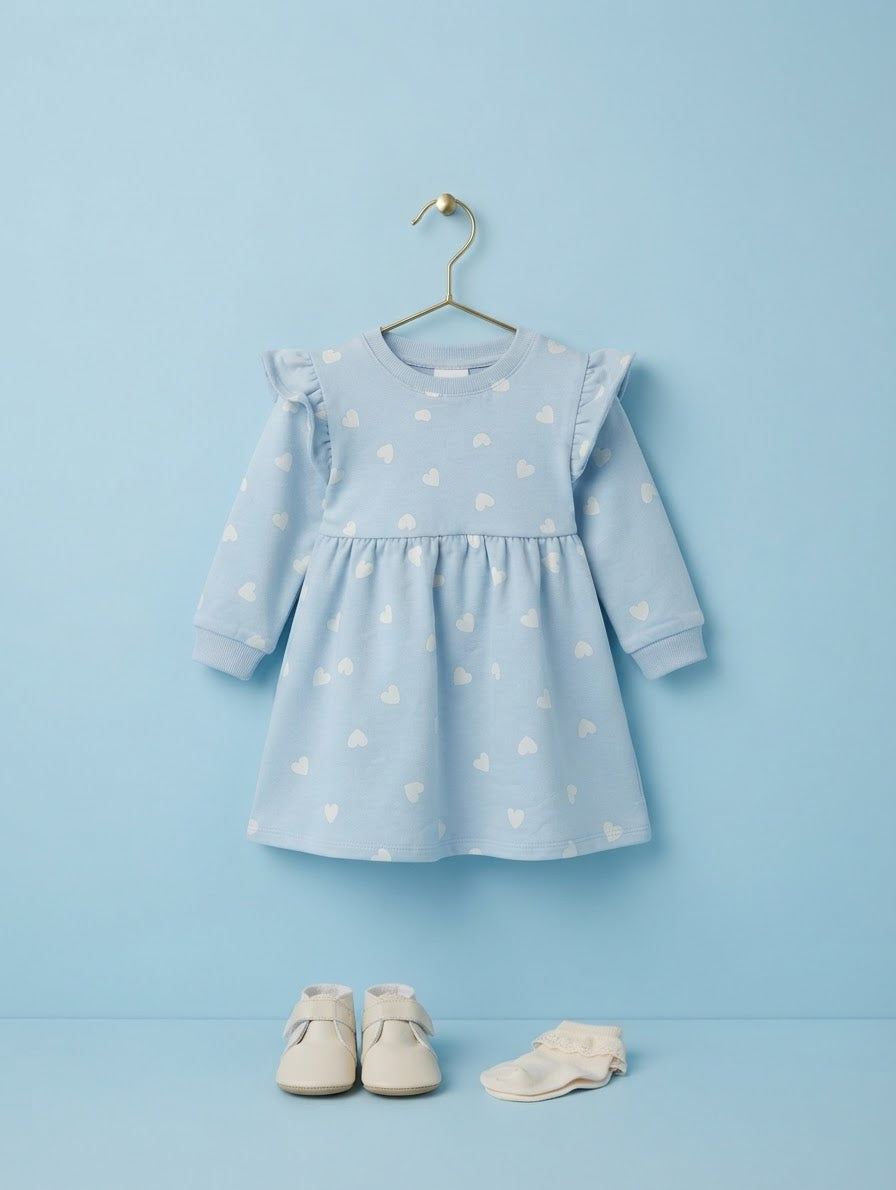 Newbie love Print Gown Dress 1-1.5 Years Available in stock