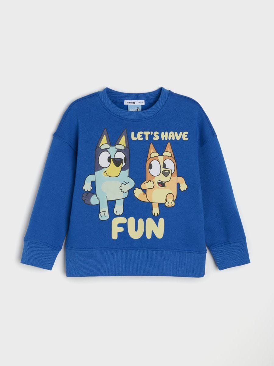 Imported Sinsay brand boys & girls sweatshirt mid blue  - (5-6 years) Available in stock
