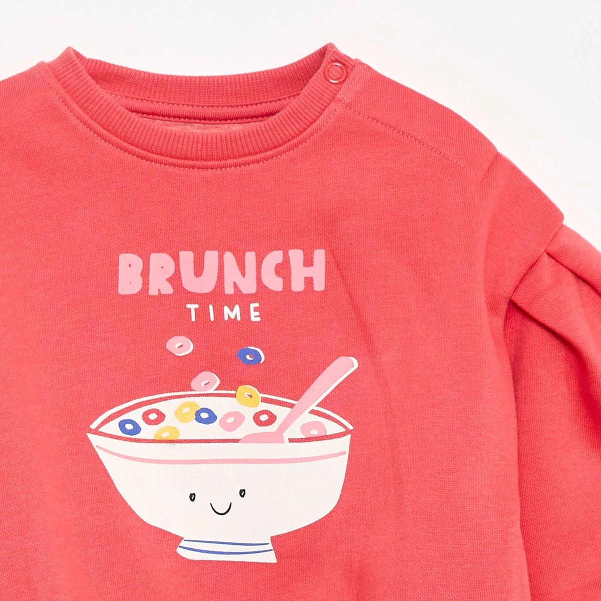 Printed crew neck sweatshirt - Grafik Edition - Red - (8 years) Available in stock