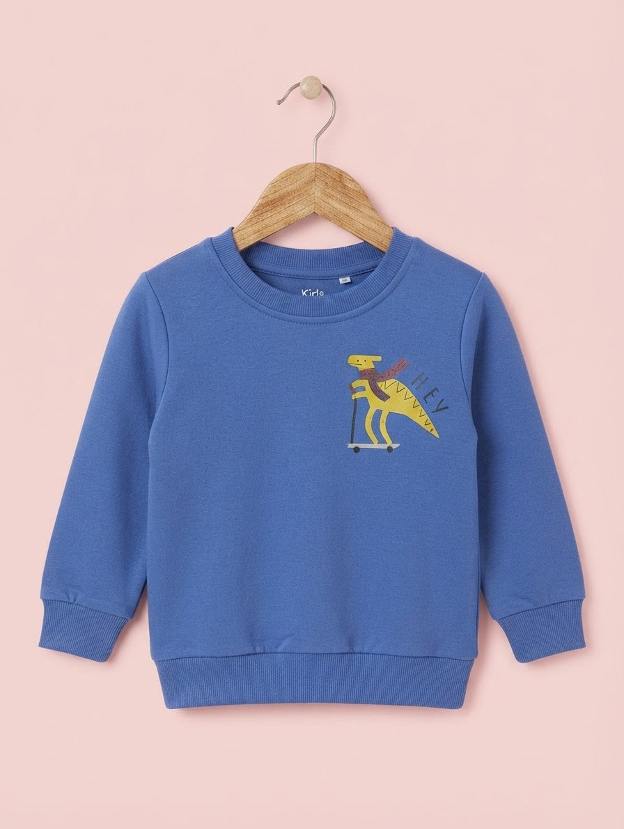 Imported George brand boys & girls sweatshirt mid blue  - (2-3 years) Available in stock