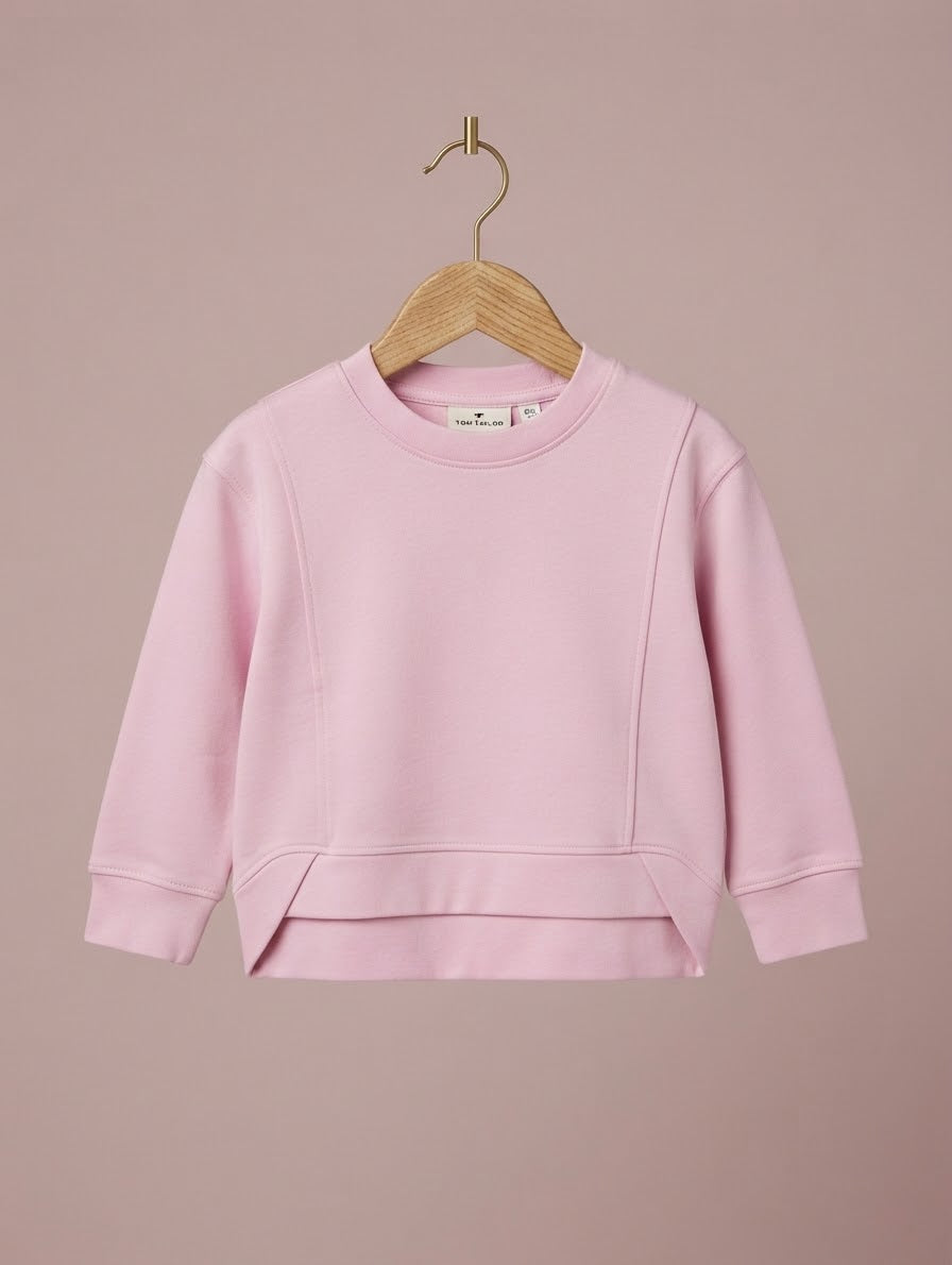 Mini Girls Cropped scuba sweatshirt Tom Tailor - (3-5 years) Available in stock