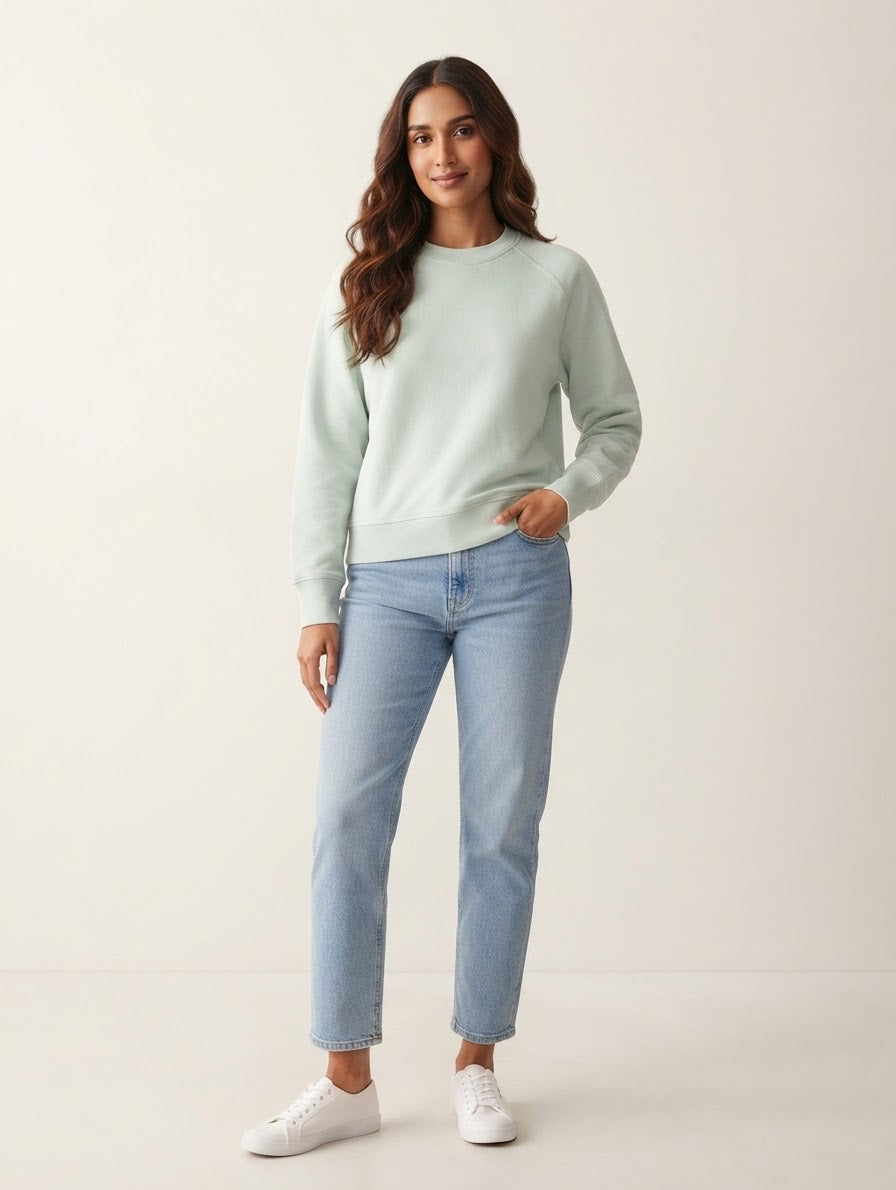 Mini Girls Cropped scuba sweatshirt Tom Tailor - (12-25 years) Available in stock
