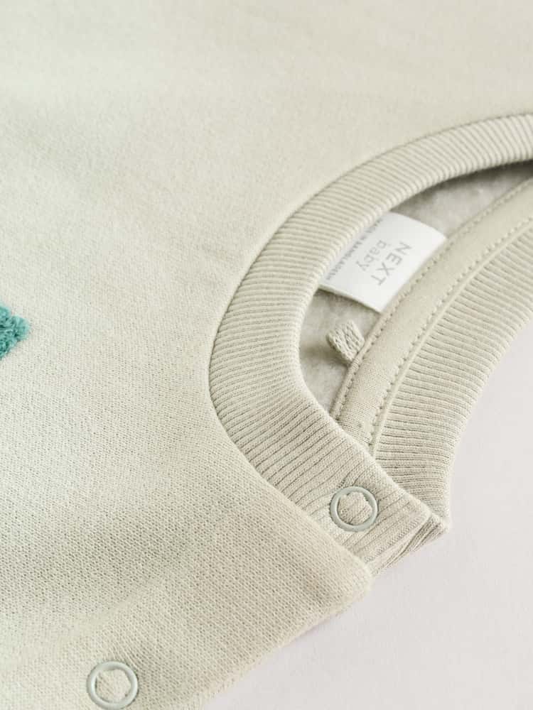 Next Sage Green Tractor Baby Sweatshirt  - (1.5-2.5years) Available in stock