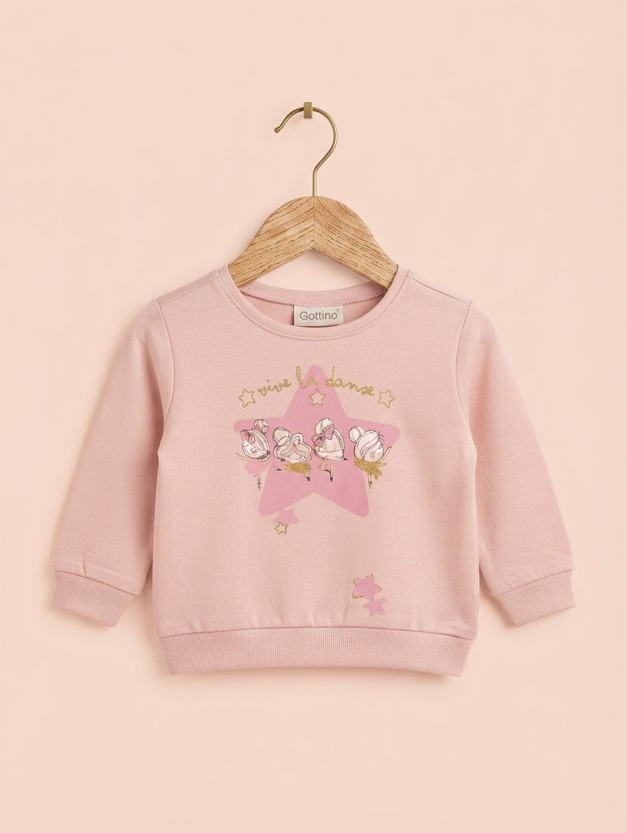 3/6 Month LCW baby Animal Print Baby Sweatshirt Available in stock