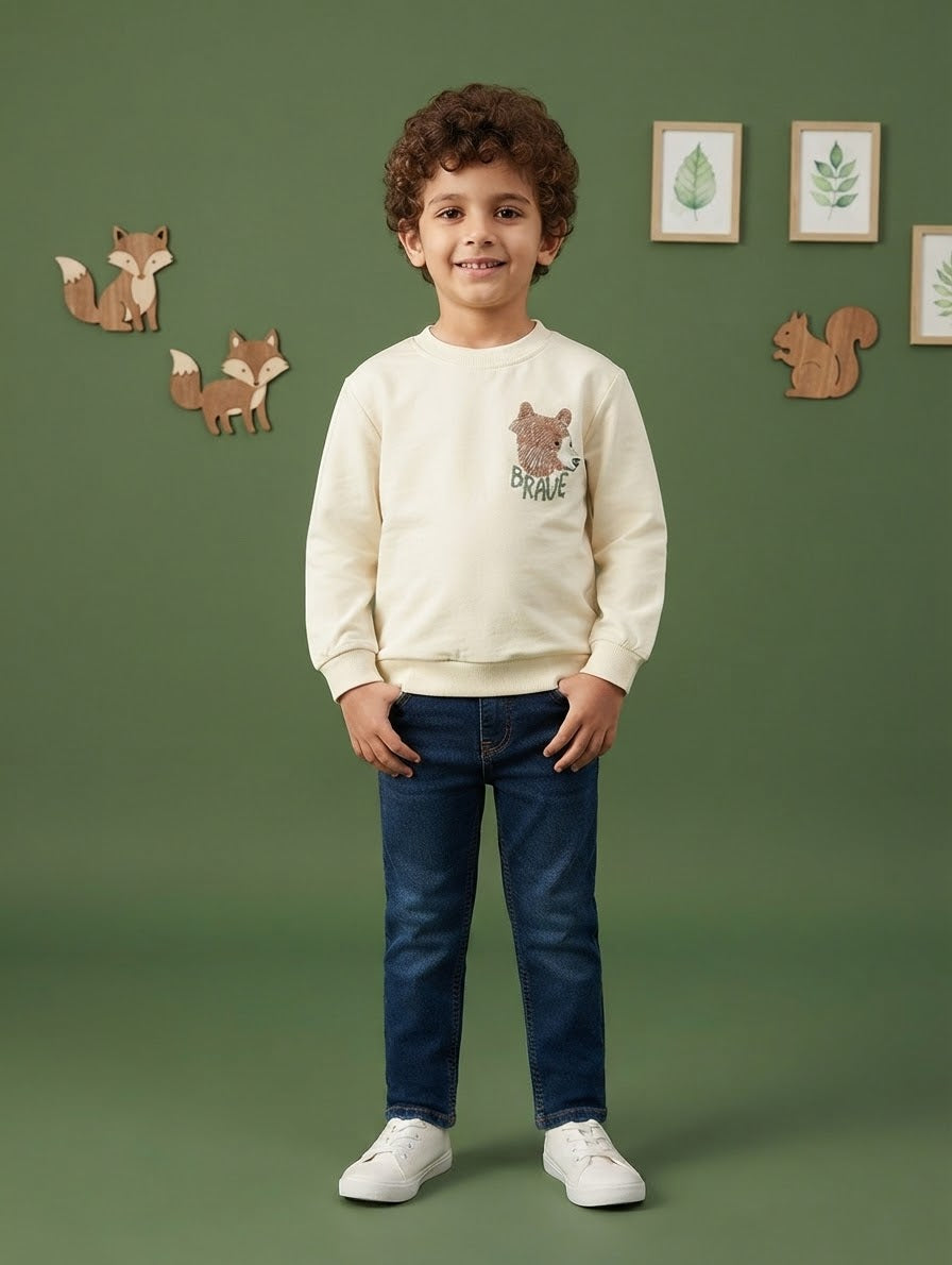 LCW Kids Boys' Sweatshirt-(5/6 years) Available in stock